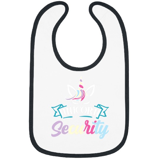 Unicorn Pet security dad mom daughter adult costume halloween Bibs