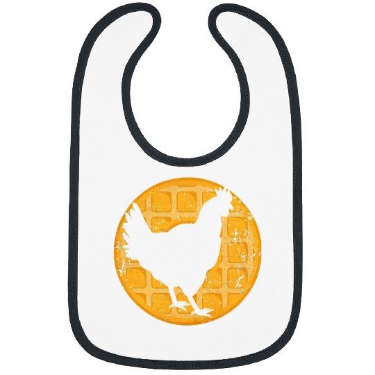 Chicken Pet Waffles Gift for Chicken Waffle Lover Bibs