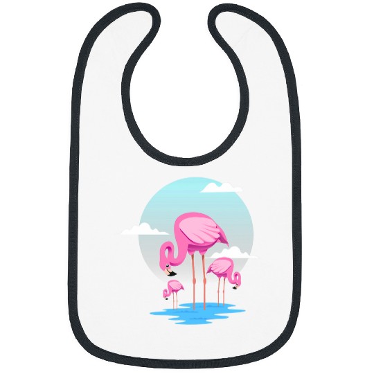 Flamingo Pet Zoo Bird Watcher Bibs