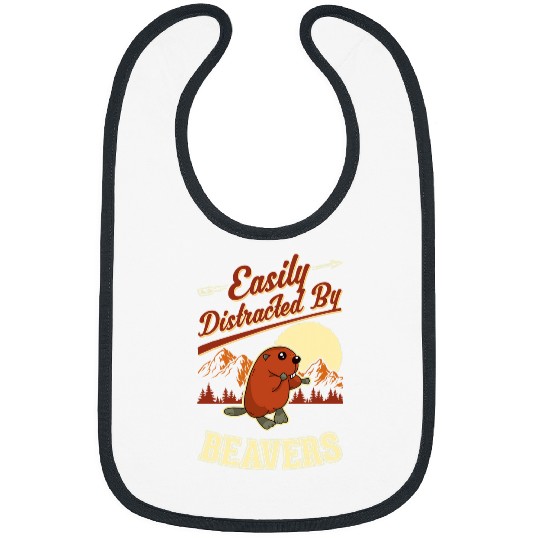 Beaver Pet Easily distracted by Beavers 06 Bibs