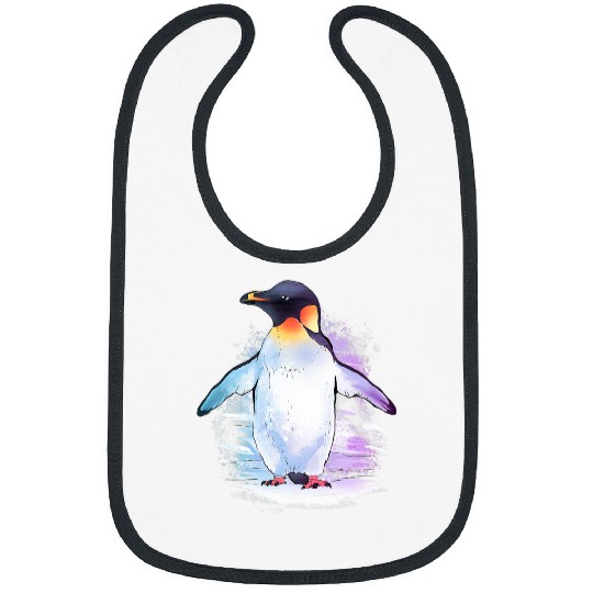 Penguin Pet Colourful Animal Print Art Bibs