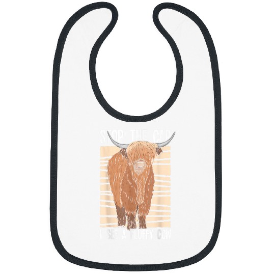 Cow Pet Scottish Highland Cow Scotland Hairy Cattle Breeder Farm 02 Bibs