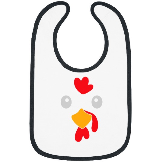 Chicken Pet Face Chicken Costume for Chicken Lovers Bibs