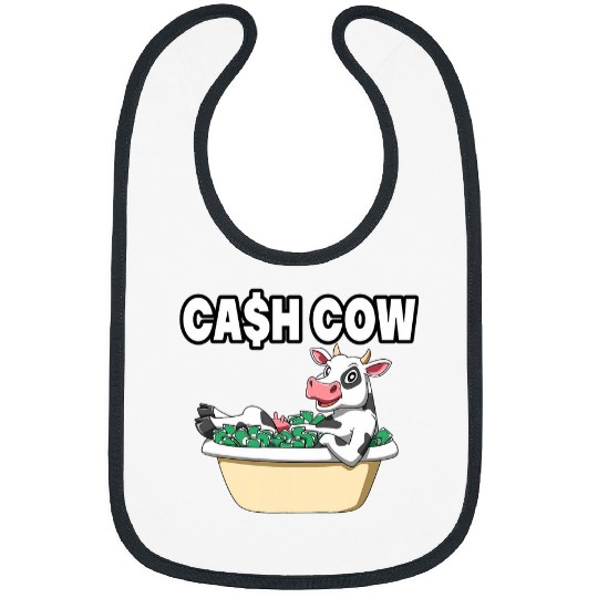 Cow Pet Cash Cow for an investor saver atkionist Bibs