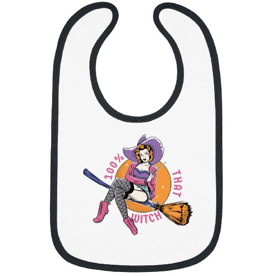 Discover 100 That Witch  Funny Vintage Halloween Witch Bibs