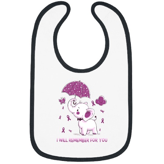 Elephant Mammal Honors Caregivers Awareness Bibs