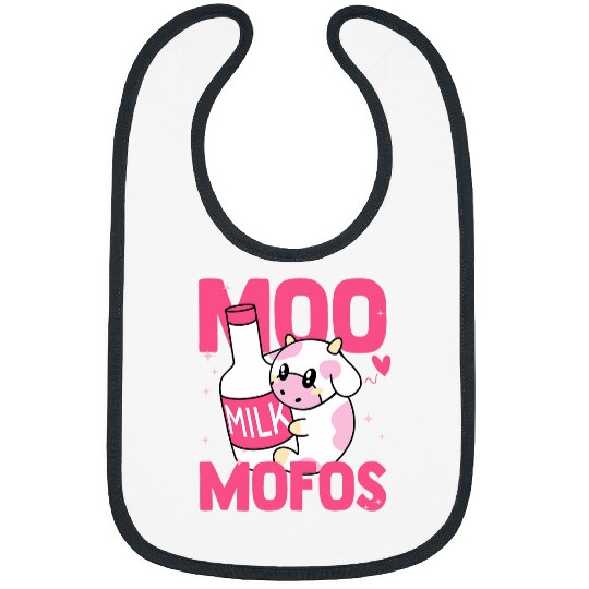 Cow Pet Moo Mofos Adult Cow Loving Sarcastic Men Women Bibs
