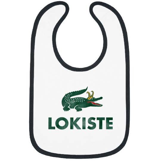 Alligator Pet Lokbox brand Alligator Loki God of Unfugs variant funny Bibs