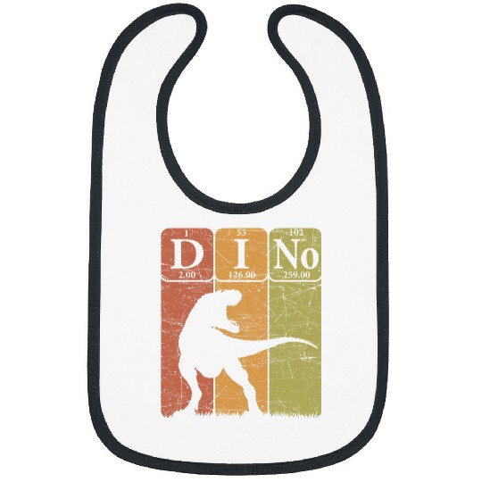 Dinosaur Pet Periodic Table Elements T rexs Dino Paleontologist 2 Bibs