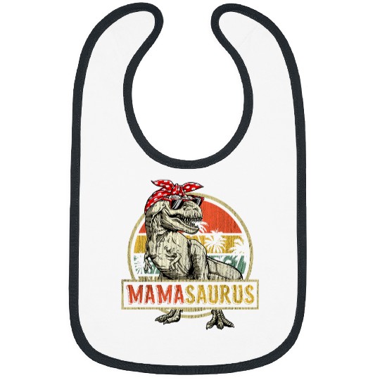 Dinosaur Pet Mamasaurus rexs T rexs Dinosaur Lovers Mothers Day Womens 4 Bibs