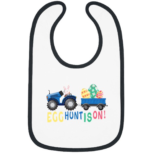 Tractor Fun driving Kids Egg Hunt Is ON Funny Easter Egg Tractor for Kids Bibs