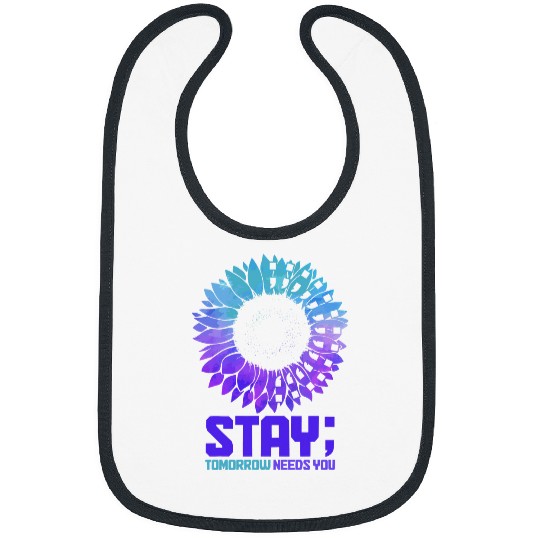 suicides Prevention 988 Ribbon Month STAY Mental Health Matters Bibs
