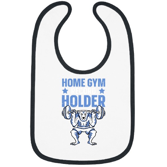 homes Gym Record Holder Personal Trainer Fitness Freak 28 Bibs