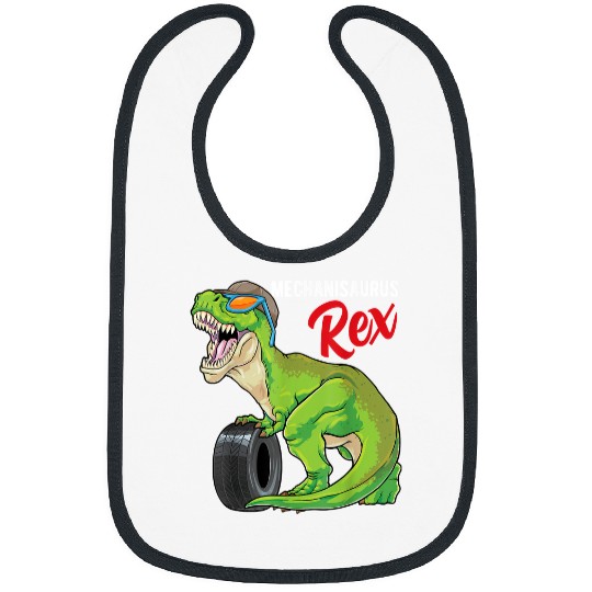 Dinosaur Pet Funny Horse Mechanisaurus rexs Mechanic Dinosaur T rexs Horsepower Torque 4 Bibs