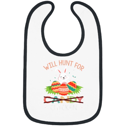 Chicken Pet Kawaii Bunny Easter Day Happy Easter Sunday Bibs