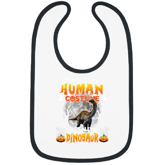Dinosaur Pet This Is My Human Costume Im Really A Dinosaur Halloween 2 Bibs