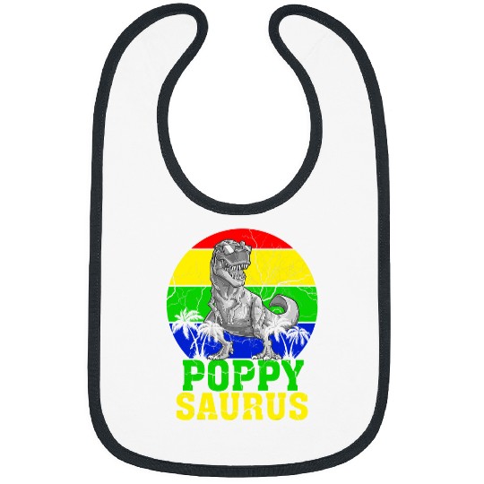 Dinosaur Pet Poppysaurus T rexs Dinosaur Poppy Saurus Family Matching Bibs