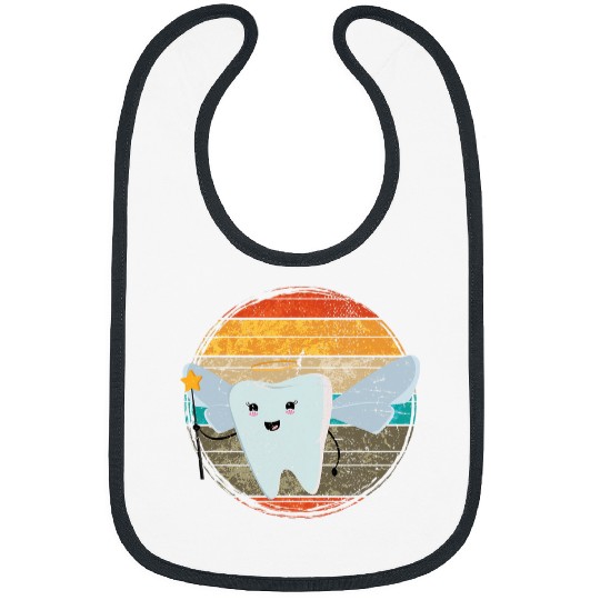 Retro Tooth Fairy Dental Assistant Bibs