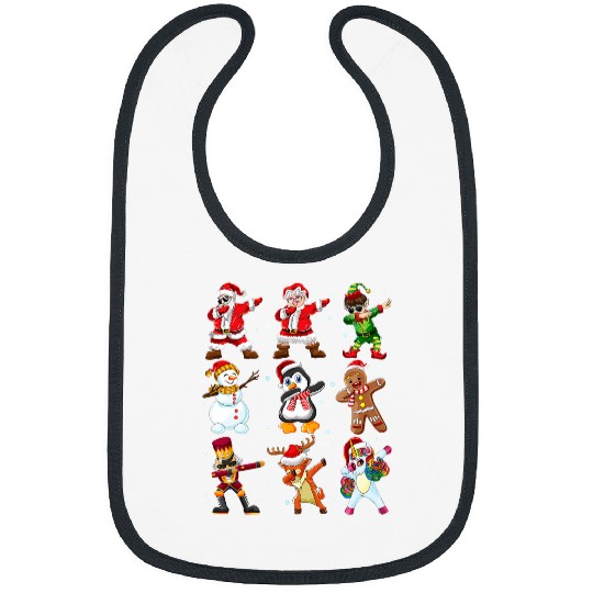 Penguin Pet Team Santa Mrs Claus Penguin Elf Christmas Kids Boys 74 Bibs