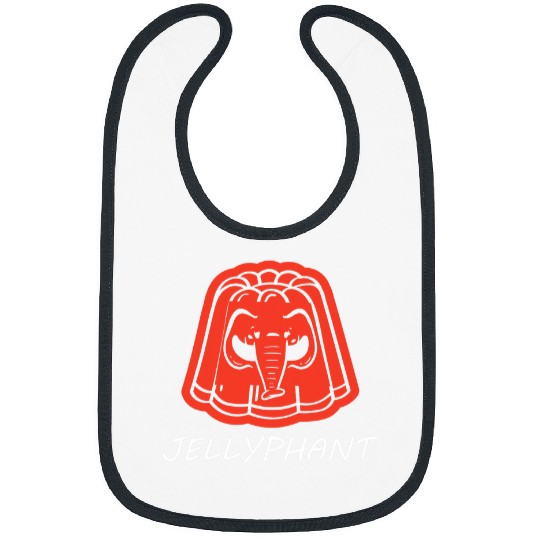 Elephant Mammal Jellyfish gift Jellyphant Wild Elephant Lover Mammal Wilderness Trunk 1 Bibs