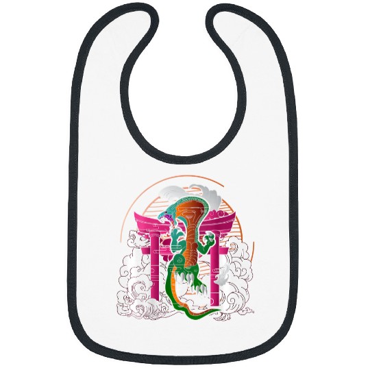 Dragon Pet Japan Dragon Streetwear EGirl aesthetic EBoy Art Bibs