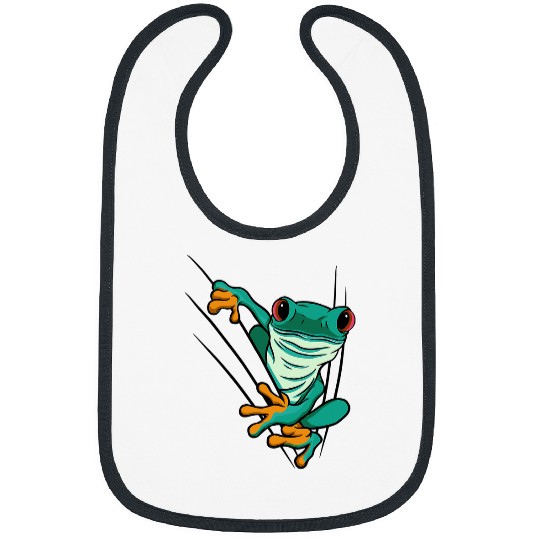 Frog Pet animal motif animal print Bibs