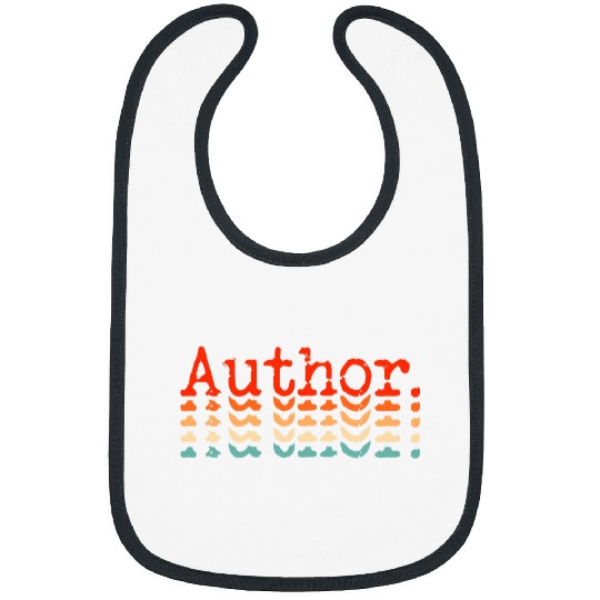 Book Fun Author Novel Book Creative Writing Retro Bibs