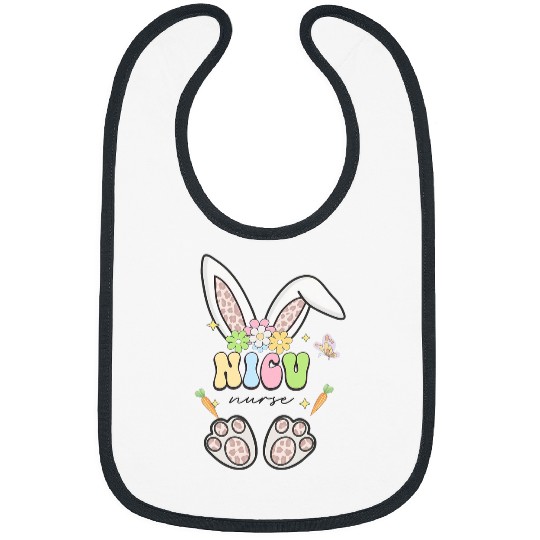 Discover nurses Job neonatal nurses easter leopard bunny nicu nurses peds Bibs