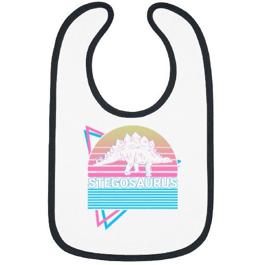 Dinosaur Pet Stegosaurus Dinosaur Retro Bibs