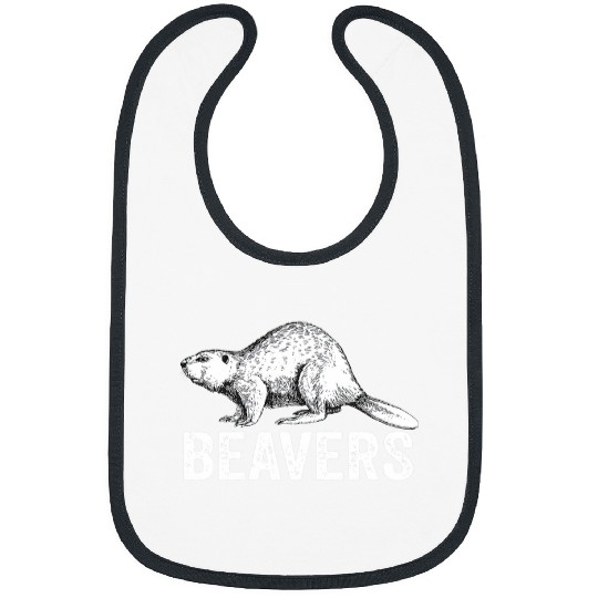 Beaver Pet Funny Beavers Smooth Fur Portrait Beaver Cute Pet Rodents Bibs