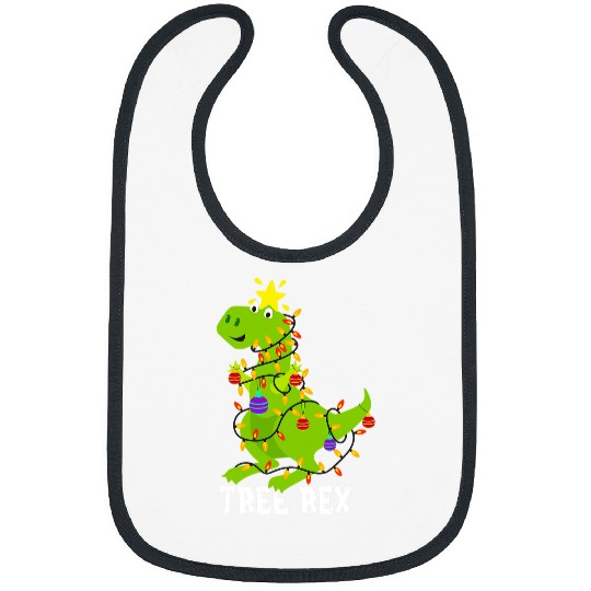 Dinosaur Pet Funny Tree rexs With Christmas Balls And Lighting Bibs