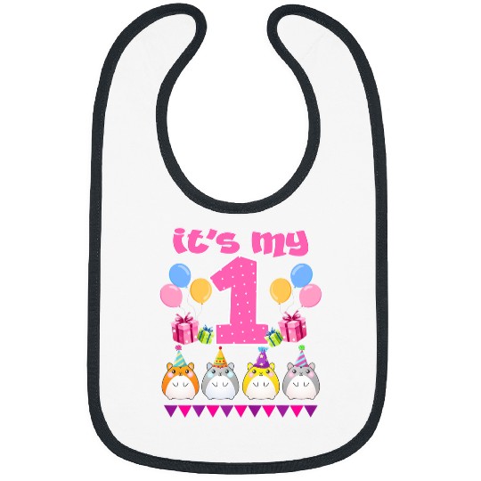 Guinea Pig Pet Its My 1st Birthday Hamster Guinea Pig Cute Family Matching Bibs