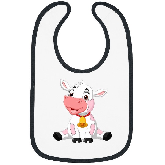 Cow Pet Strawberry Cow Cute Cow Pink Cow Pet 8 Bibs