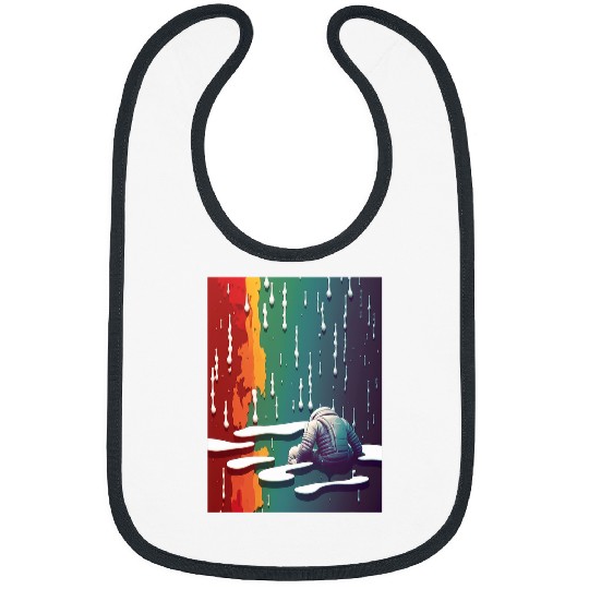 Astronaut Job Sad Astronaut Premium Graphic Tees Men Cool Design s Bibs