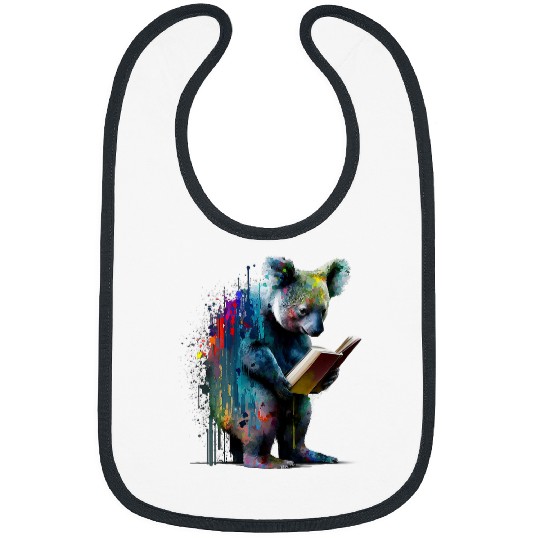 Koala Pet Animal Motif Artwork Bibs