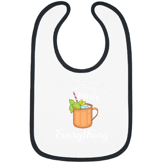 Cow Pet Cocktail Lover Bartender Moscow Mule Bibs