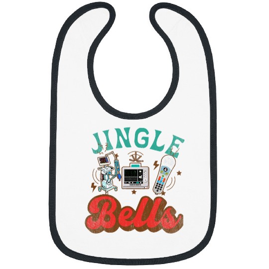 nurses Job xmass Jingle Bells Respiratory Therapist Xmas Bibs