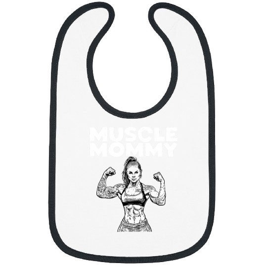 Gym Muscle Mommy Pump Cover for Women Weightlifting Fitness 23 Bibs