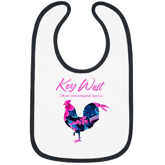 Chicken Pet Key West Florida Chicken Official Unendangered Species 8 Bibs
