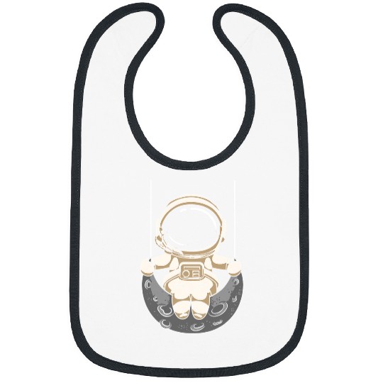 Astronaut Job Moon Swing Astronaut Spaceman Galaxy Astronomy Science 67 Bibs