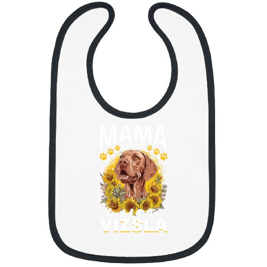 Vizsla Pet Hungarian Magyar Vizsla Dog Breed Mama of a Spoiled Rotten Bibs