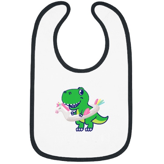 Dinosaur Pet Vacay Mode On Funny Dinosaur Summer T rexs Family Vacation Bibs