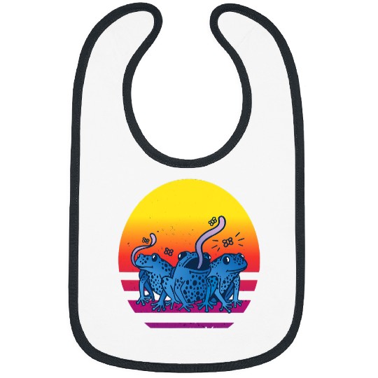 Frog Pet Blue Poison Dart Bibs