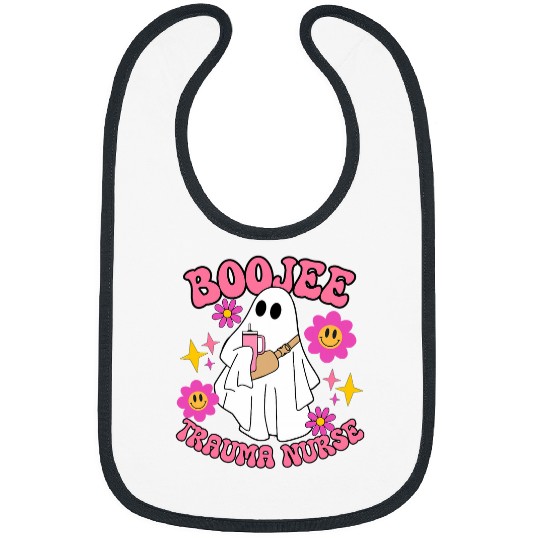 nurses Job Halloween tumbler ghoul boojee trauma nurses RN Bibs