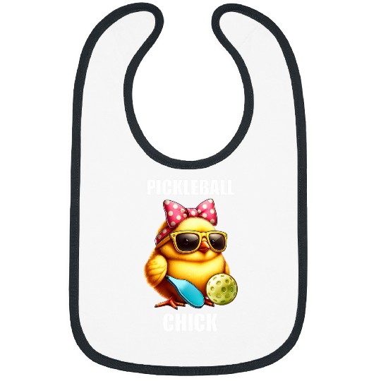 Sport Pickleball Pickleball Chick Womens Pickleball Pickle Ball Player Lover Bibs