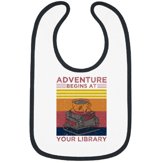 Book Fun Adventure Begins At Your Library Summer Reading 04 vintages 4 Bibs