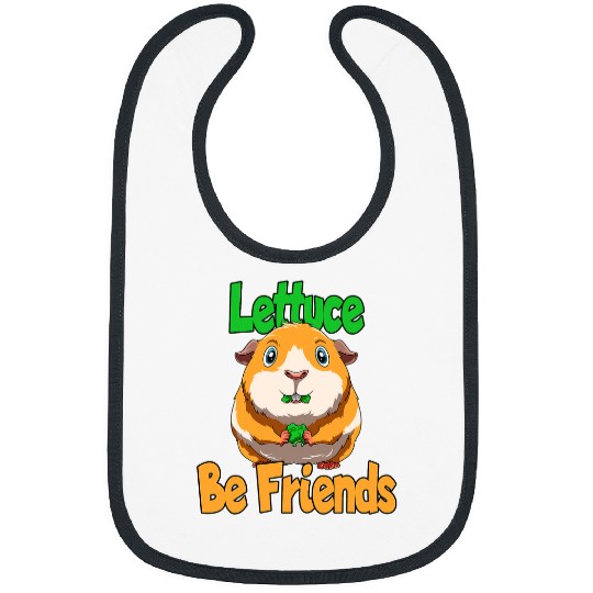 Guinea Pig Pet Lettuce Be Friends for a guinea pig lover Bibs