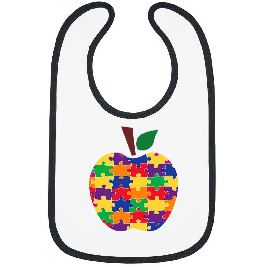 Autism Puzzle Kindness Month Kind Apple {uzzle Bibs