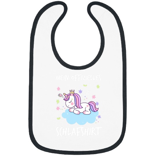 Unicorn Pet My Official Sleep Cute Sleeping Unicorn Bed Bibs