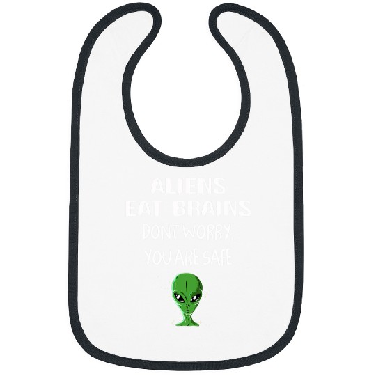 Aliens UFO Gifts For Adults Green Area 51 Spacecraft Ufo 54 Bibs